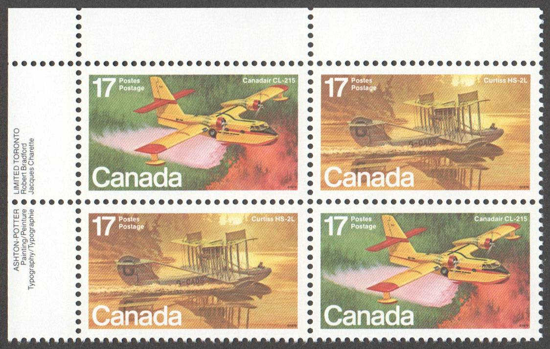 Canada Scott 844a MNH PB UL (A5-11) - Click Image to Close